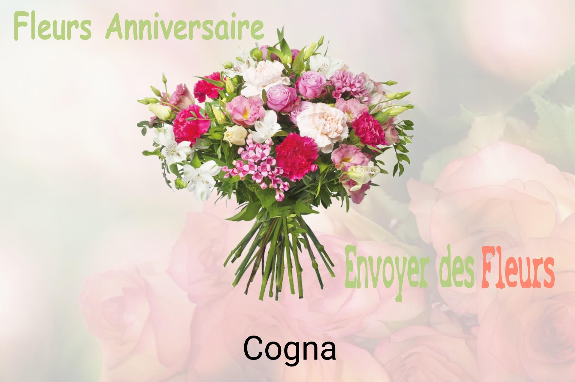 Bouquet de fleurs d’anniversaire livré à Cogna
